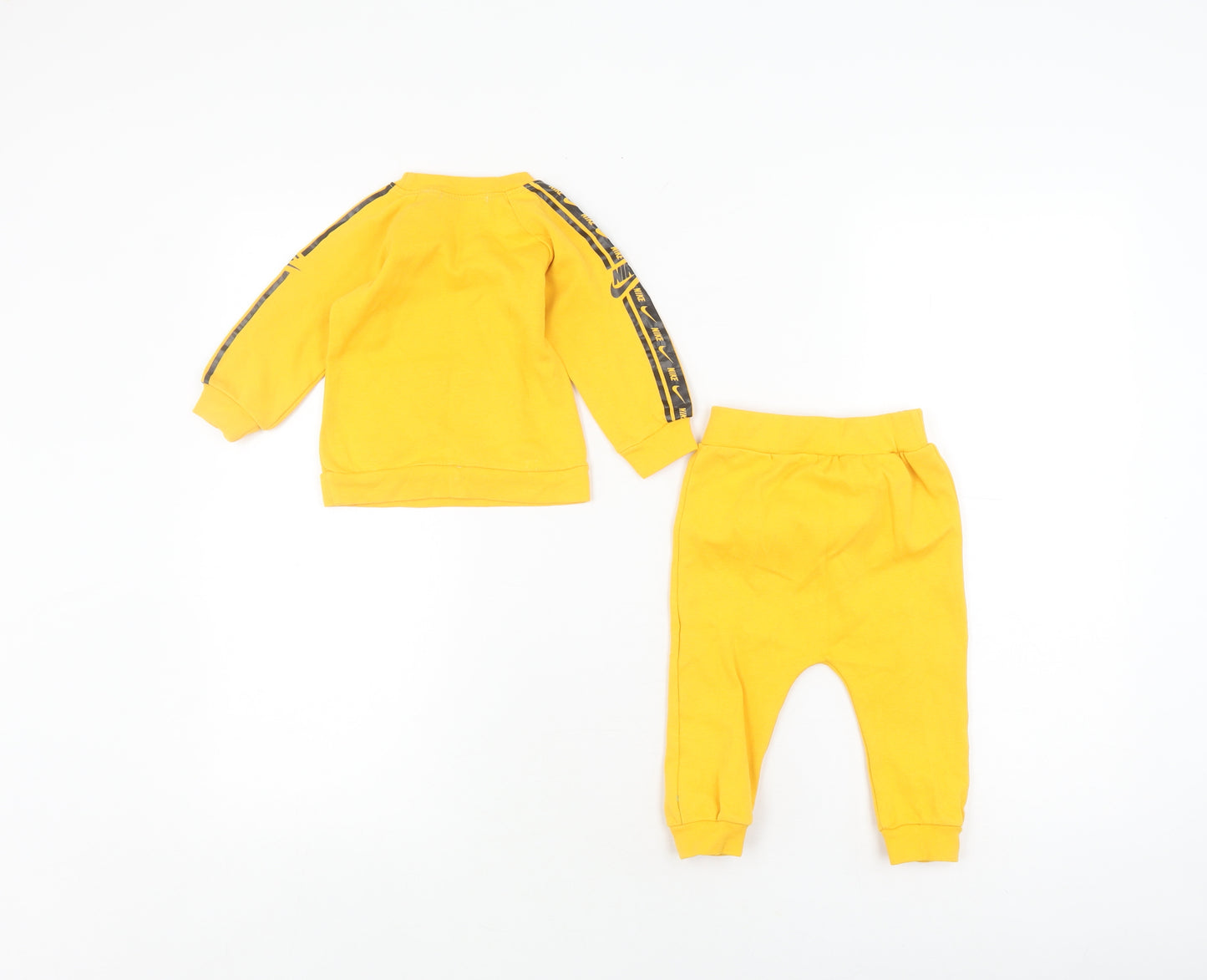 Nike Yellow Unisex Baby & Toddler Trousers Set, 24 Months