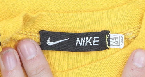 Nike Yellow Unisex Baby & Toddler Trousers Set, 24 Months