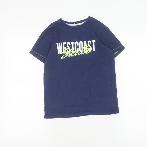Next Boys Blue Graphic T-Shirt 10 Years Casual Wear