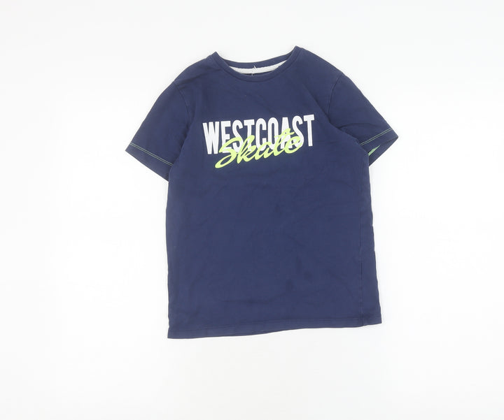 Next Boys Blue Graphic T-Shirt 10 Years Casual Wear