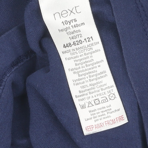 Next Boys Blue Graphic T-Shirt 10 Years Casual Wear