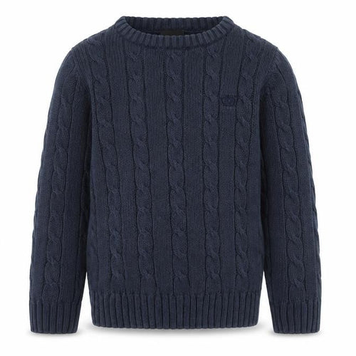 Next Boys Blue Cable-Knit Pullover Jumper, Size 5 Years