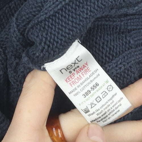 Next Boys Blue Cable-Knit Pullover Jumper, Size 5 Years