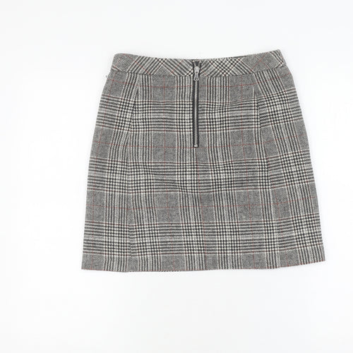 Next Women's Multicoloured Check Pencil Skirt Size 6