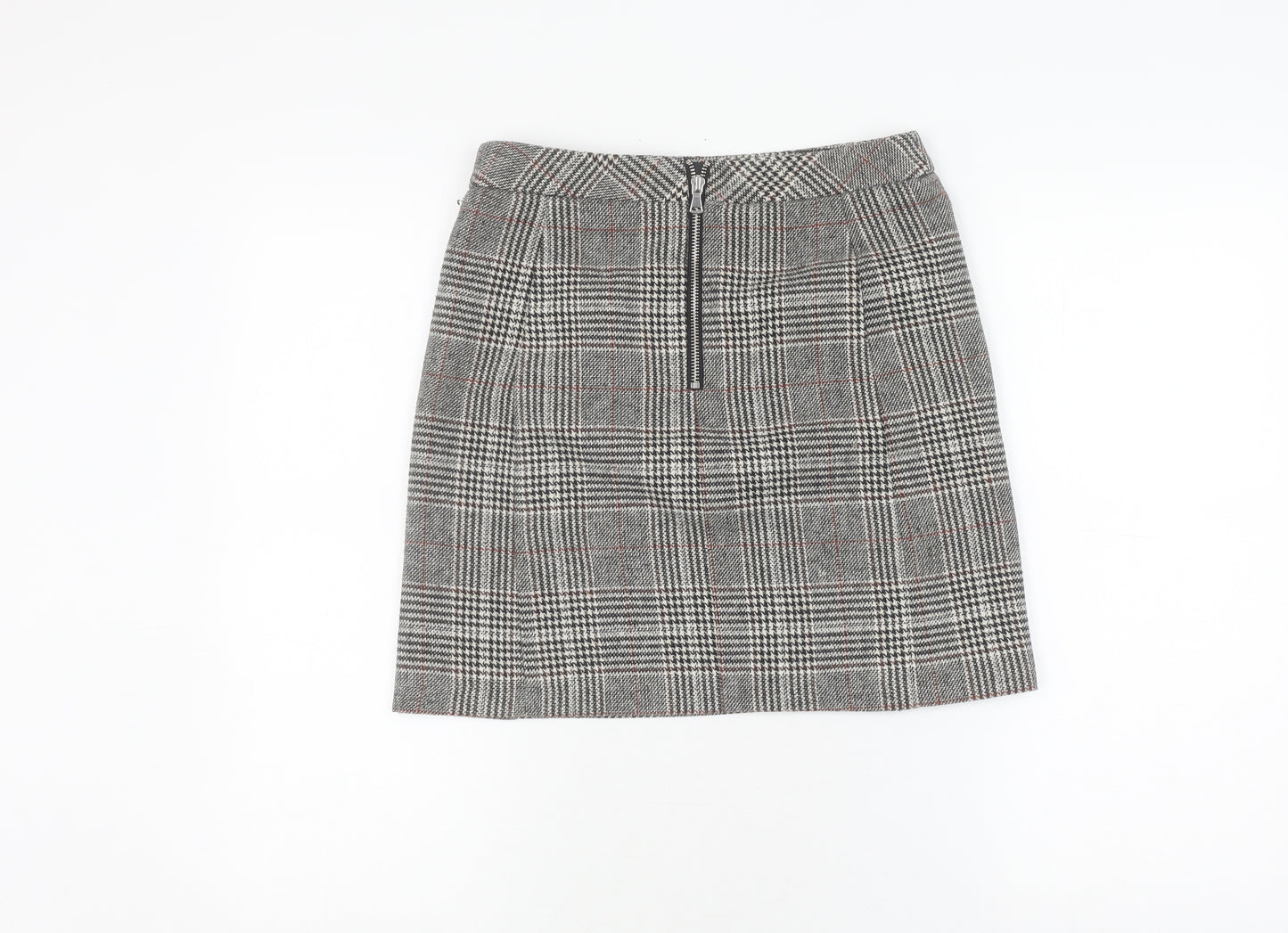 Next Women's Multicoloured Check Pencil Skirt Size 6