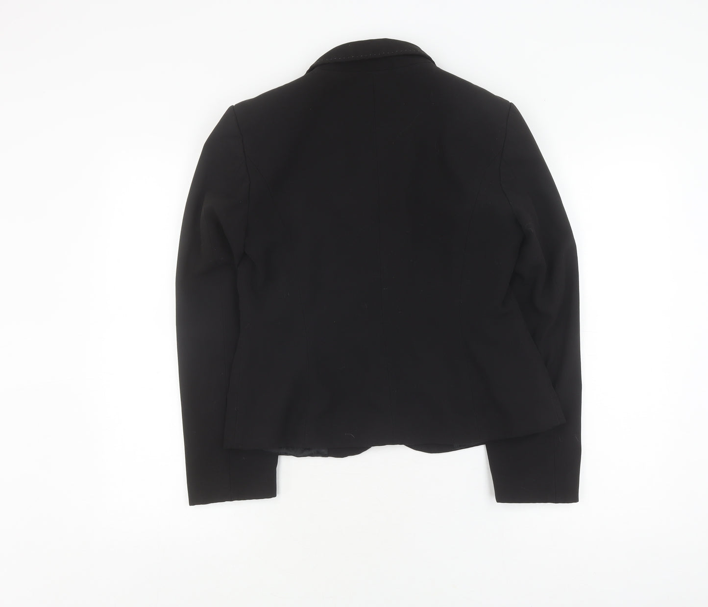 Next Women's Black Blazer Size 12 Regular Notch
