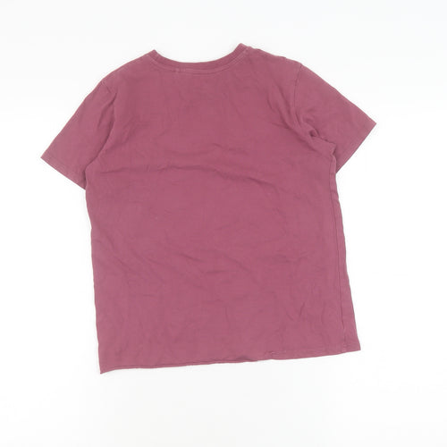 River Island Girls Pink Slim Fit T-Shirt, 9-10 Years