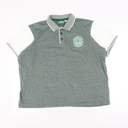 Hibernian Edinburgh Men's Green XL Polo Shirt