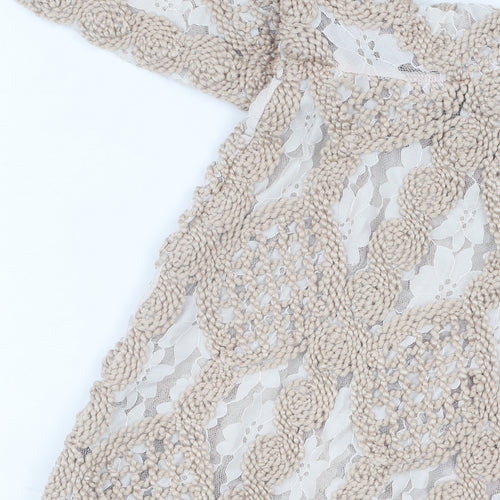 Gallery Women's Ivory Knit Pullover Jumper XL
