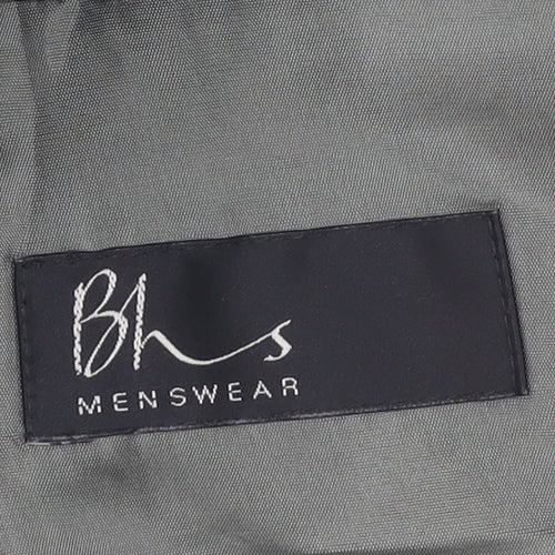 BHS Men's Green Blazer, Regular Fit, Size 44R