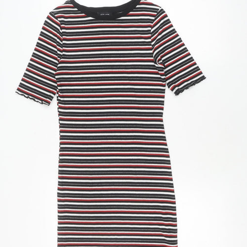 New Look Women's Striped Bodycon Dress