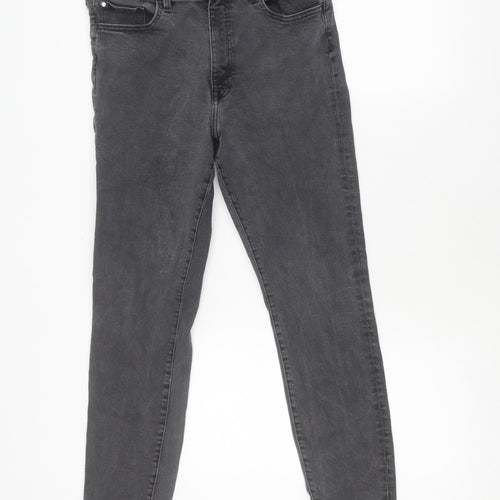 H&M Women's Grey Skinny Jeans M – Slim Fit Casual