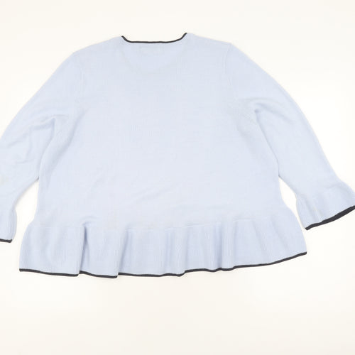Marks and Spencer Women's Blue Pullover Jumper Size 18