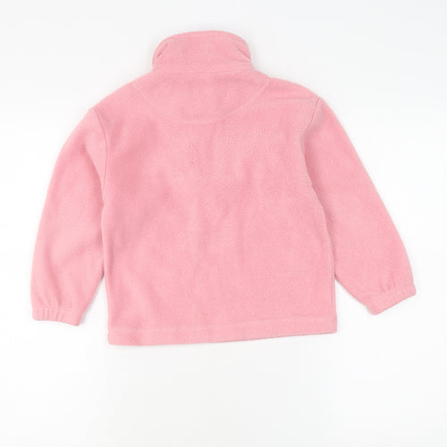 Shire Classics Unisex Kids Pink Fleece Sweatshirt M with Tractors