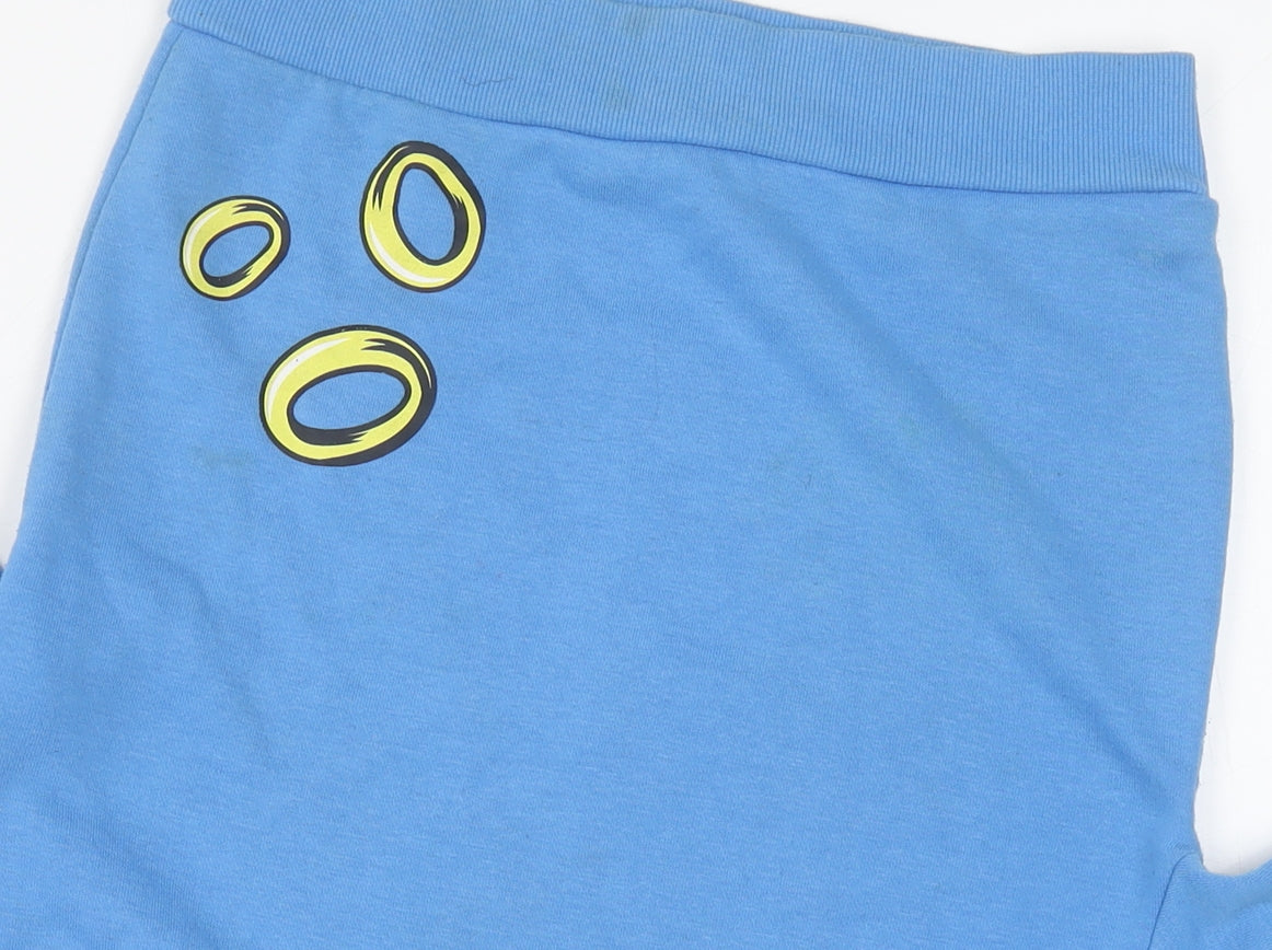 Sonic the Hedgehog Boys Blue Pullover Sweatshirt 7-8 Years