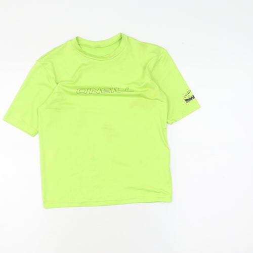 O'Neill Boys Green T-Shirt, Size 10, UV Protection, Activewear