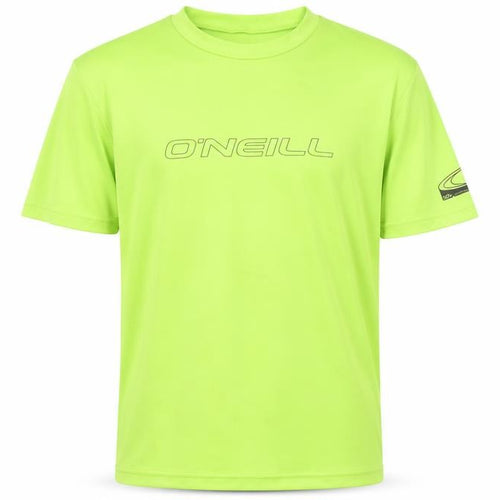 O'Neill Boys Green T-Shirt, Size 10, UV Protection, Activewear