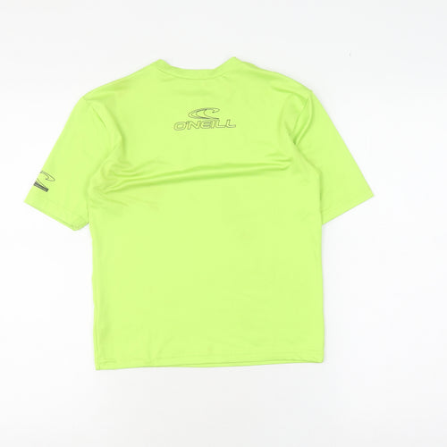 O'Neill Boys Green T-Shirt, Size 10, UV Protection, Activewear