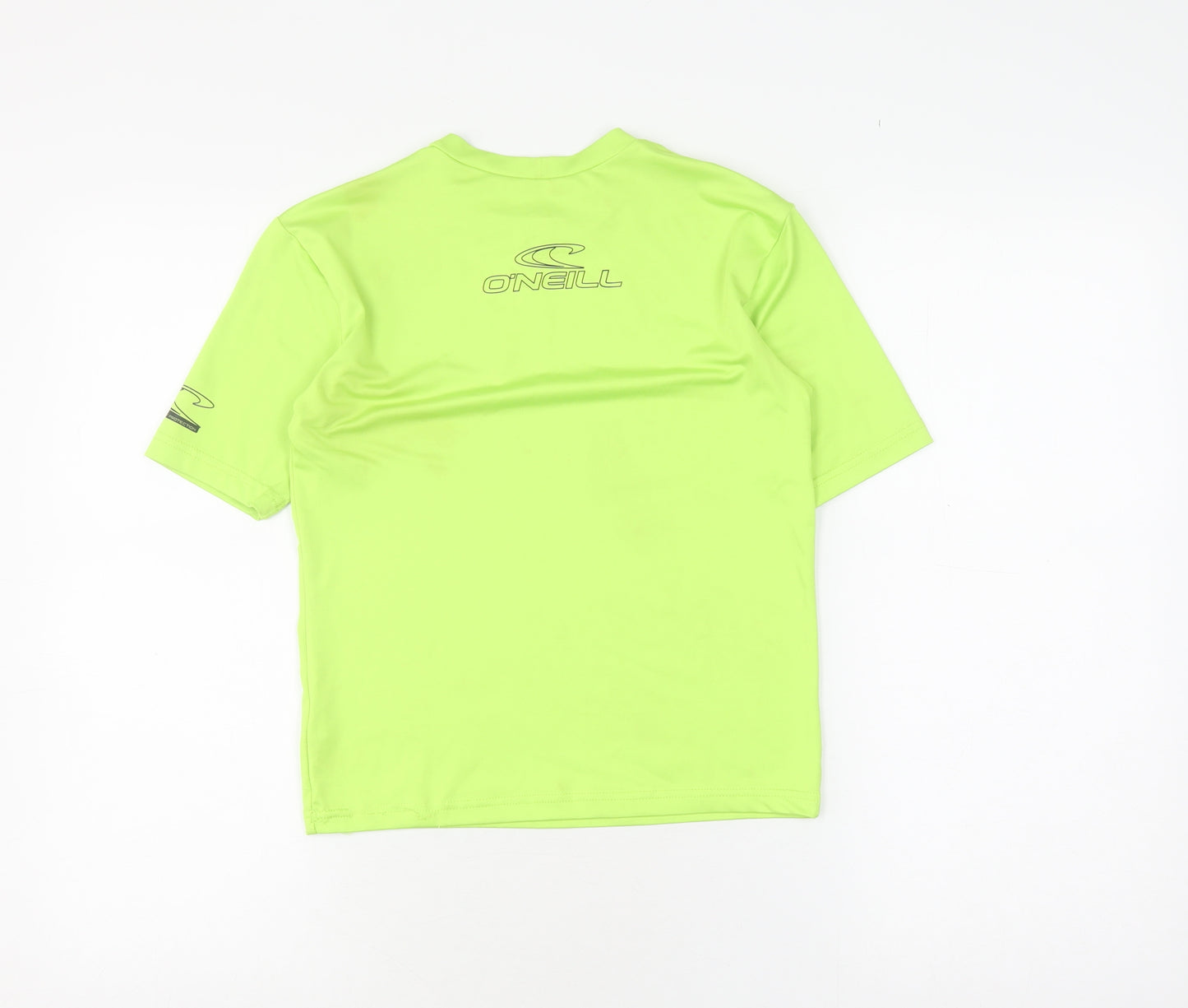 O'Neill Boys Green T-Shirt, Size 10, UV Protection, Activewear