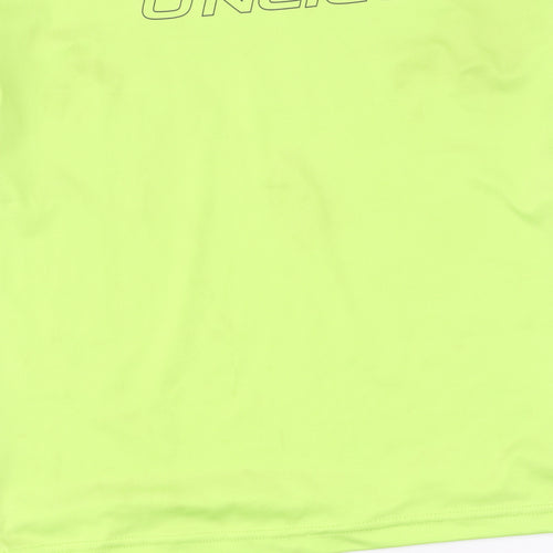 O'Neill Boys Green T-Shirt, Size 10, UV Protection, Activewear
