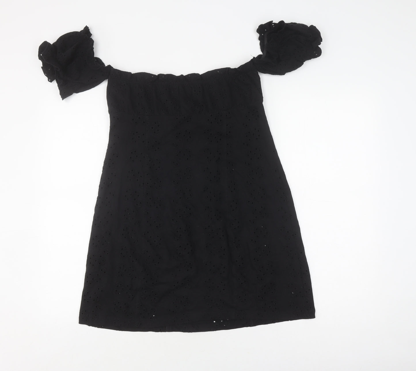 ASOS Black Off the Shoulder Women's Dress, Size 12
