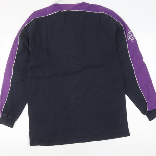 Cotton Oxford Men's Multicoloured Rugby Sweatshirt M