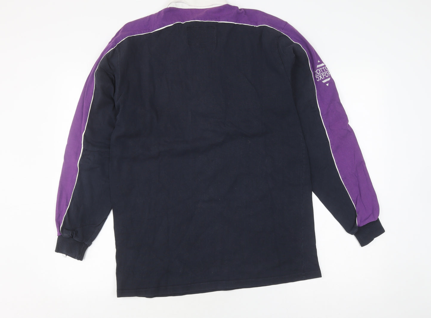 Cotton Oxford Men's Multicoloured Rugby Sweatshirt M