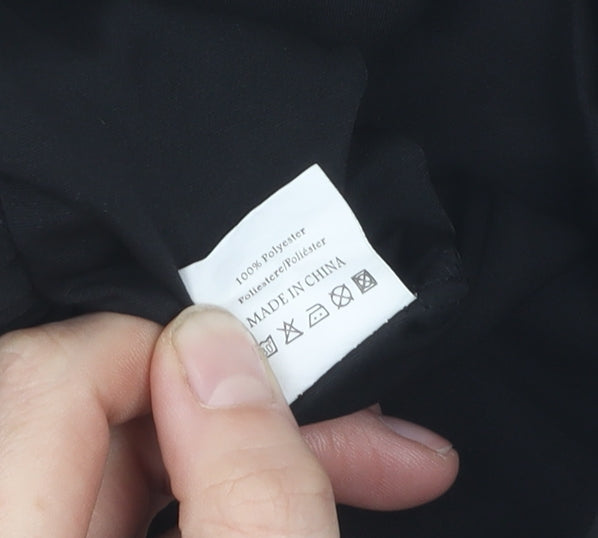 DANFIKI Men's Black Activewear Shorts Small