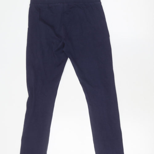 Faded Glory Women's Blue XL Jegging Trousers with Zip Accents
