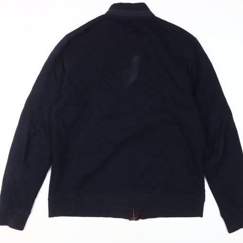 Ted Baker Men's Blue Mid-Length Jacket, Size 4