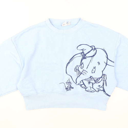 Disney Women's Blue XS Pullover Sweatshirt