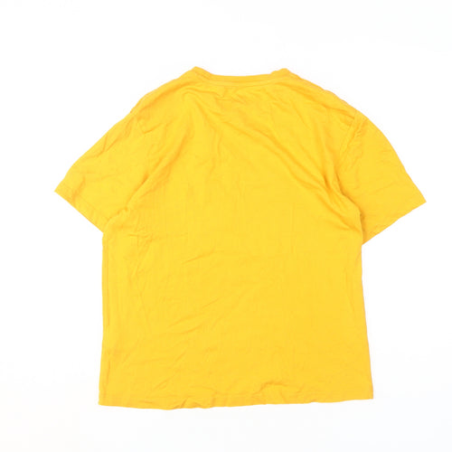 Helly Hansen Yellow Unisex T-Shirt, S, Summer Casual