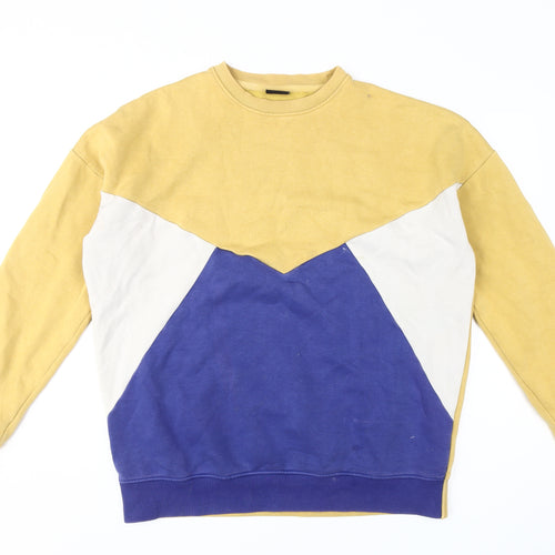 Stitch & Soul Men's Multicoloured Pullover Sweatshirt L
