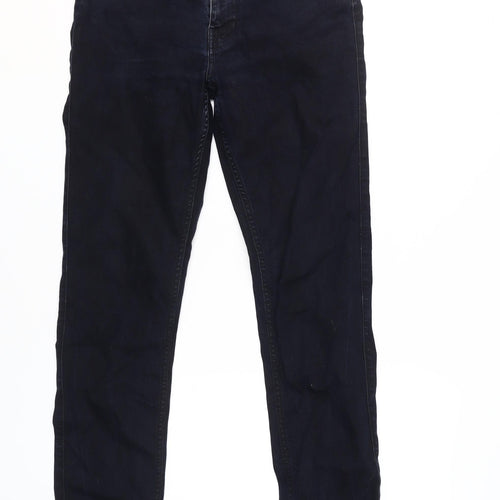 Farah Men's Black Skinny Jeans 30 Waist Slim Fit