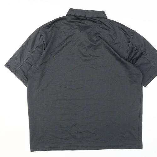 Island Green Mens XL Black Golf Polo Shirt