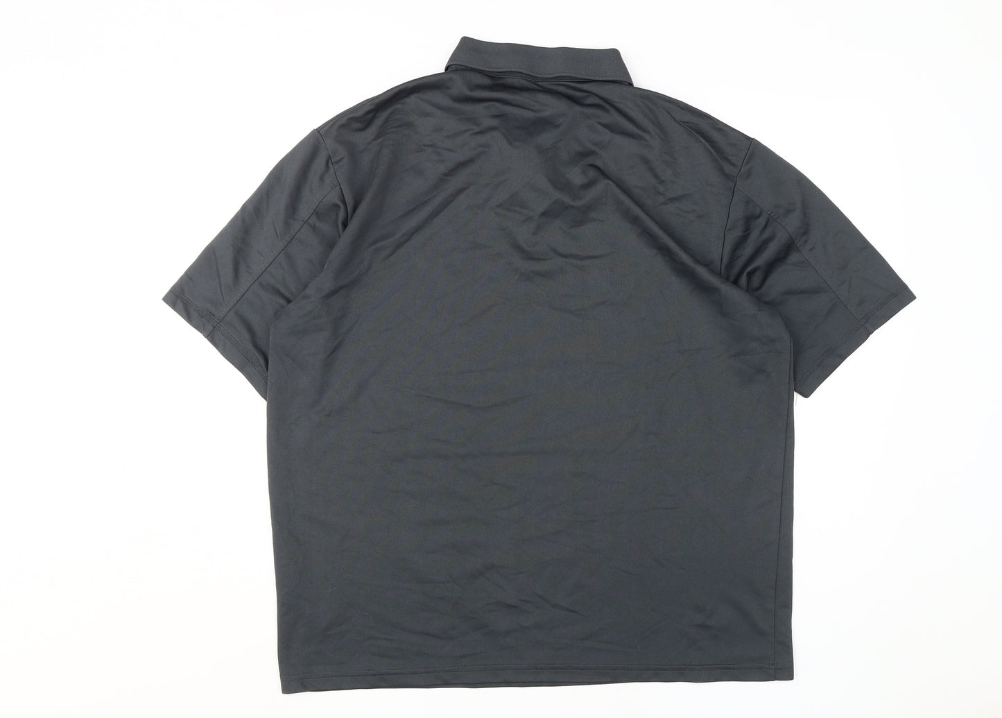 Island Green Mens XL Black Golf Polo Shirt