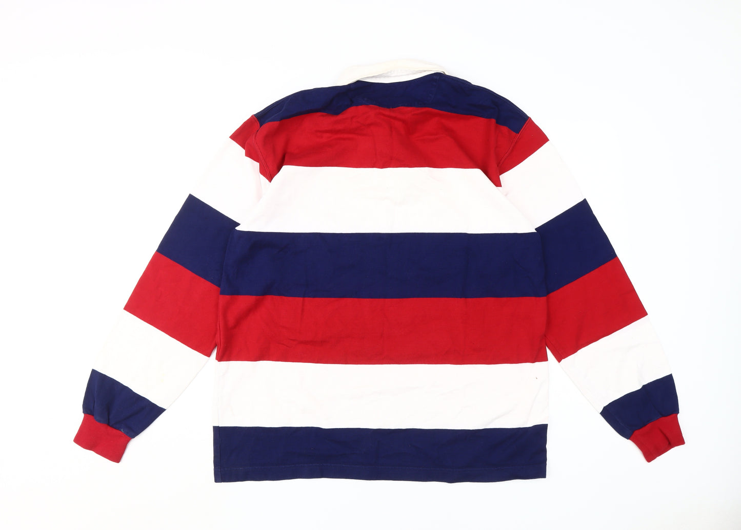 Lands' End Men's Multicoloured M Striped Polo