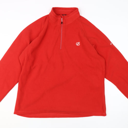 Dare 2b Women's Red Long Sleeve 1/2 Zip Pullover