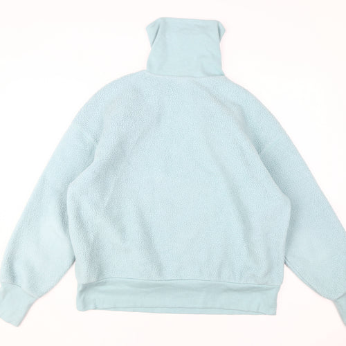 A New Day Women's Blue High Neck Pullover Sweatshirt L