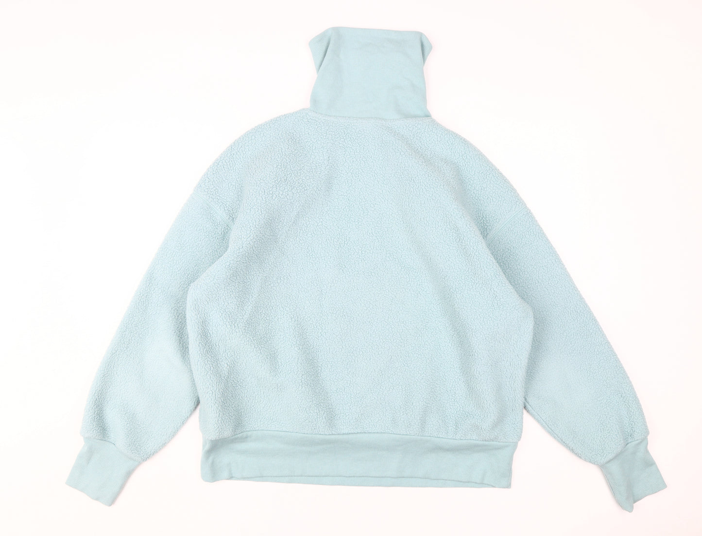 A New Day Women's Blue High Neck Pullover Sweatshirt L
