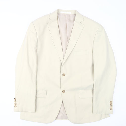 Marks and Spencer Beige Men's Blazer 42 Short Classic