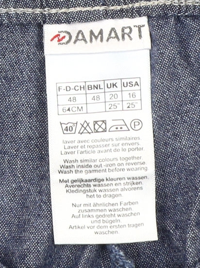 Damart Women's Blue Wide-Leg Jeans Size 20