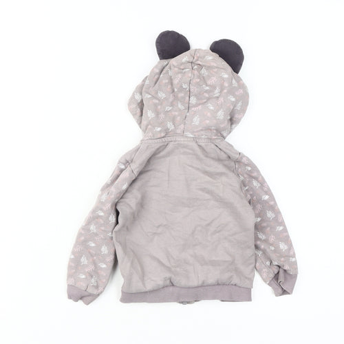 Disney Baby Lion King Hooded Jacket, 12-18 Months, Grey