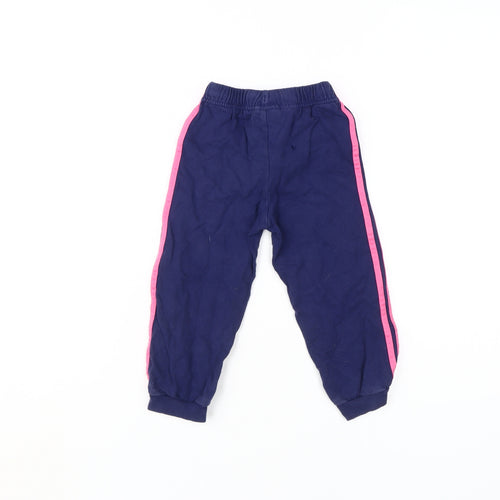 Adidas Unisex Baby Joggers Blue Size 18-24 Months