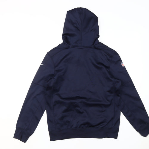 Nike Boys Blue Bears Pullover Hoodie, Size L, Sporty Design