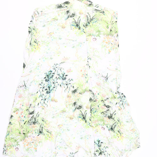 H&M Women's Multicoloured Floral Slip Dress Size 14