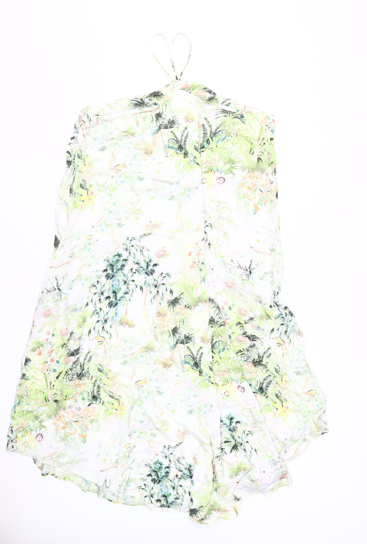 H&M Women's Multicoloured Floral Slip Dress Size 14