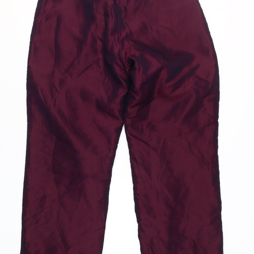 C&A Women's Snow Pants Red Size 12 Elastic Waist