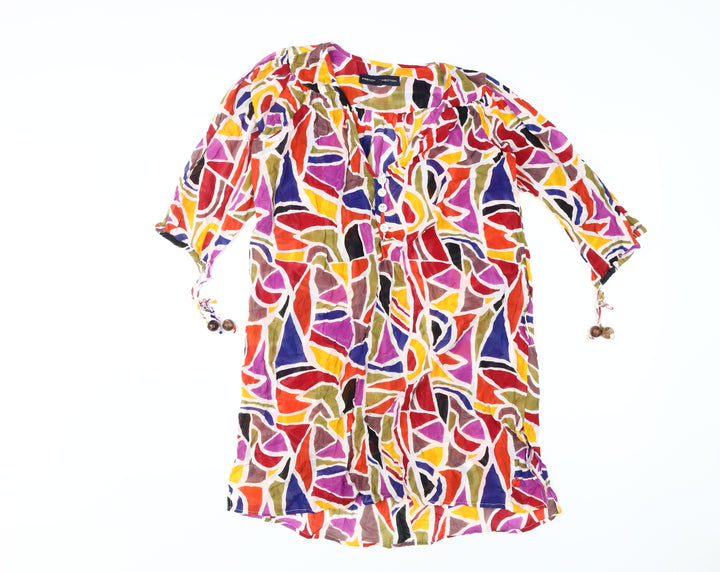 French Connection Women’s Multicoloured Shift Dress, Size S