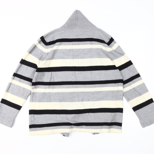 Eastex Women's Multicoloured Striped Cardigan Size 14